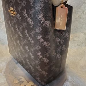 Coach Town and Bucket Tote Horse and Carriage